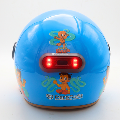 ParaSafe Child Helmet With LED Blinker | Chhota Bheem Design