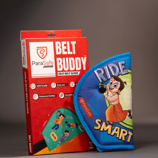 ParaSafe Belt Buddy product with packaging on a gray background