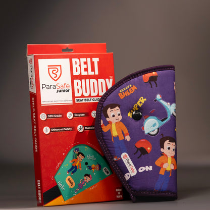 ParaSafe Belt Buddy product with packaging on a gray background