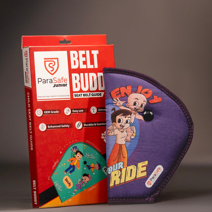 ParaSafe Junior Belt Buddy with packaging on a gray background