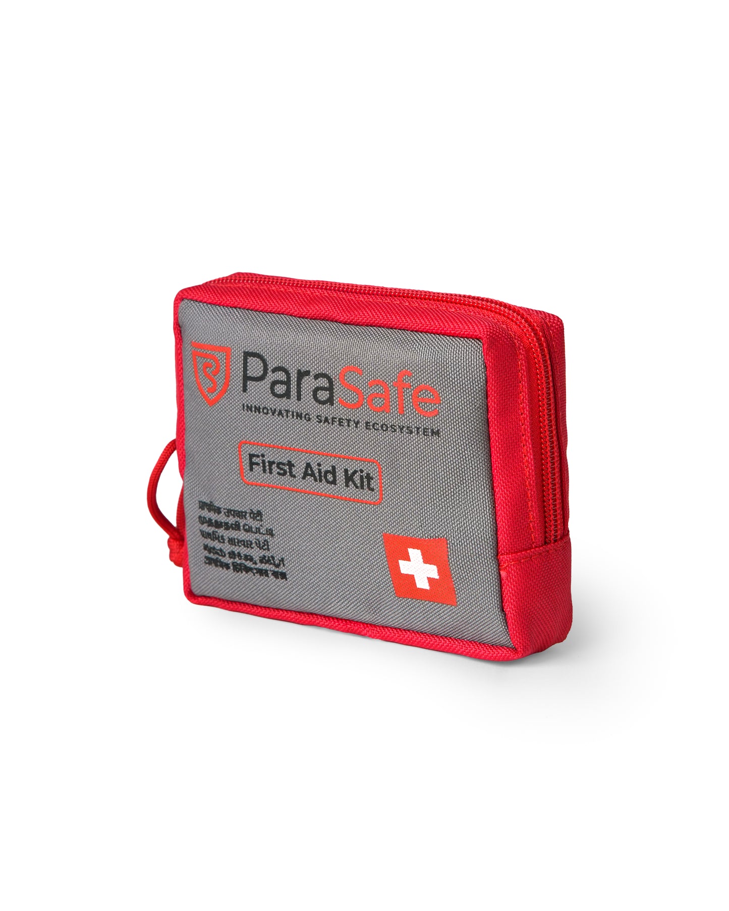 Red Small ParaSafe first aid kit on a white background