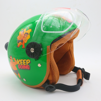 ParaSafe Child Helmet With LED Blinker | Chhota Bheem Design