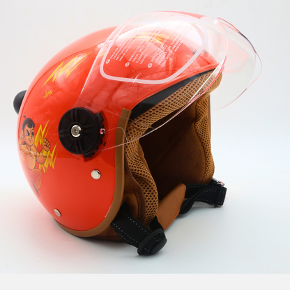 ParaSafe Child Helmet With LED Blinker | Chhota Bheem Design