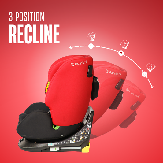 ParaSafe Child Safety Car Seat | 360° Rotation for Newborn to 12 Years (0–36 kg)